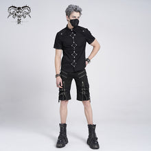 Load image into Gallery viewer, PT029 punk rock adjustable zippered summer men shorts with loops
