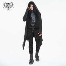 Load image into Gallery viewer, AS171 Dark wool hooded scarf
