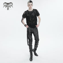 Load image into Gallery viewer, PT216 Men's faux leather trousers with zipped legs