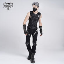 Load image into Gallery viewer, TT293 Punk tie-dye knitted sleeveless T-shirt