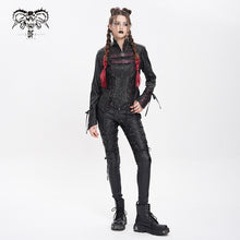 Load image into Gallery viewer, CT26301 Pleated Faux Leather Punk Jacket