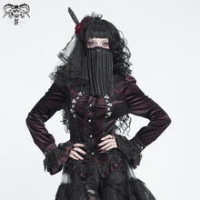 Load image into Gallery viewer, MK057 Gothic beaded tassel face mask