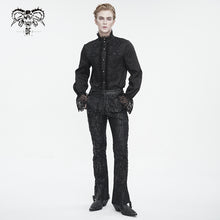 Load image into Gallery viewer, PT227 Mid-waist flared men's strappy pants