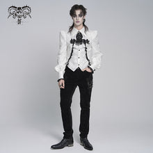Load image into Gallery viewer, SHT15302 Faux Two-Piece Paisley Men Gothic Shirts