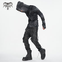 Load image into Gallery viewer, PT24401 Steampunk brush-off leather trousers