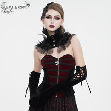 Load image into Gallery viewer, ECA013 Feather rose lace collar