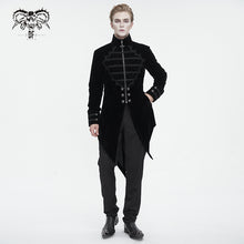 Load image into Gallery viewer, CT21501 black Gothic stand collar tuxedo men's jacket