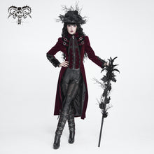 Load image into Gallery viewer, AS302 black vines, roses, and painted snake-headed scepter