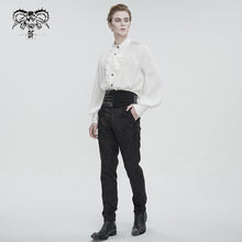 Load image into Gallery viewer, SHT11002 white Everyday Striped Goth Shirt