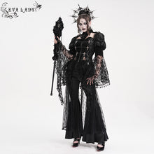 Load image into Gallery viewer, ECT01701 BLACK hollowed-out chest halter neck long sleeves and swallowtail hem short jacket
