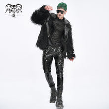Load image into Gallery viewer, CT220 Punk long hair men's short coat