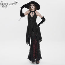 Load image into Gallery viewer, ETT049 Sequined Fringe-Trimmed Sleeveless T-Shirt