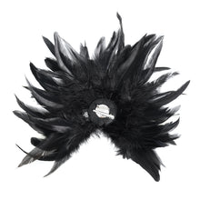 Load image into Gallery viewer, AS245 Fan-shaped feather with magnetic jewelry clip