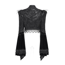 Load image into Gallery viewer, ECT024 Gothic snakeskin short shawl coat