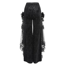 Load image into Gallery viewer, EPT021 Suede Embossed Velvet Flared Pants