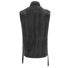 Load image into Gallery viewer, WT088 Punk ripped woven vest
