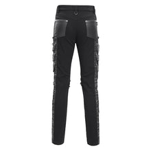Load image into Gallery viewer, PT261 Punk side drawstring twill men's trousers