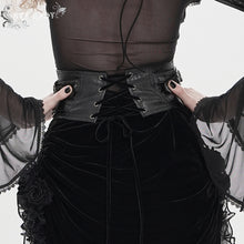 Load image into Gallery viewer, EAS044 Gothic-Patterned Leather belt