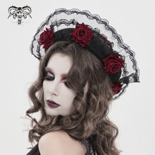 Load image into Gallery viewer, AS261 Small Rolled-Brim Velour Beanie with 3D Rose Embellishment on the Brim