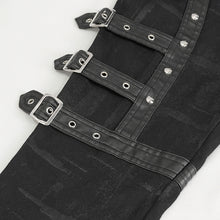 Load image into Gallery viewer, PT218 Women's asymmetrical faux leather trousers