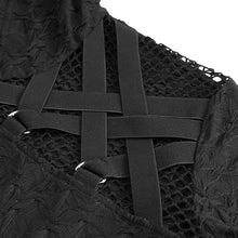 Load image into Gallery viewer, TT251 Punk wild grain knitted hooded men's T-shirt