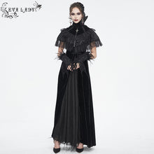 Load image into Gallery viewer, ECA014 Long and short feather flower mesh eyelash lace short shawl