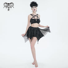 Load image into Gallery viewer, SST020 Pentagram Embossed Camisole Swimsuit Set
