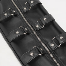 Load image into Gallery viewer, PT216 Men's faux leather trousers with zipped legs