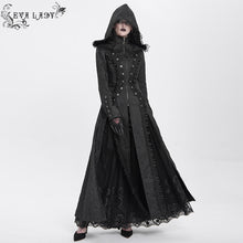 Load image into Gallery viewer, ECT021 paisley jacquard women long coat