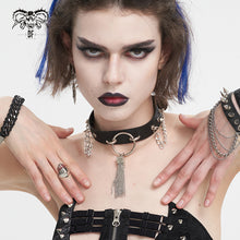 Load image into Gallery viewer, AS161 Fringe chain punk choker