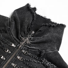 Load image into Gallery viewer, WT102 Punk Twill High-Neck Bib-Style Vest