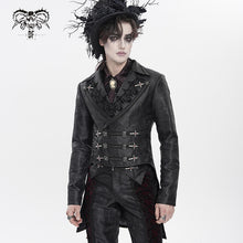 Load image into Gallery viewer, CT281 Gothic Glossy Jacquard Jacket
