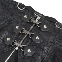Load image into Gallery viewer, WT077 Punk crackled faux leather halter neck backless vest