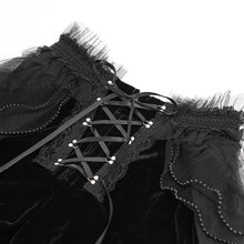 Load image into Gallery viewer, PT269 Gothic skirt mesh shorts