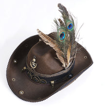Load image into Gallery viewer, AS186 Steampunk western cowboy hat