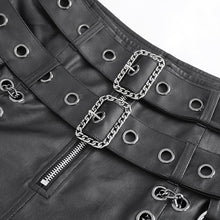 Load image into Gallery viewer, SKT203 Punk non-elastic twill material men kilt