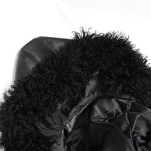 Load image into Gallery viewer, CT264 Punk curly hooded leather jacket