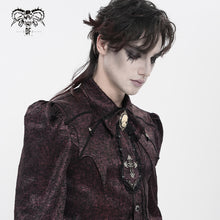 Load image into Gallery viewer, AS28902 Glossy pleated Gothic collar and bow tie