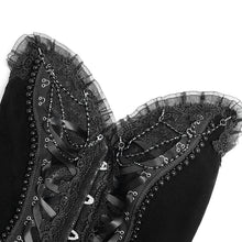 Load image into Gallery viewer, ECST01001 Gothic snake-print suede bodycon