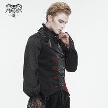 Load image into Gallery viewer, WT07801 Gothic embroidered contrasting colors vest