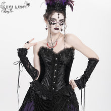 Load image into Gallery viewer, ECST01001 Gothic snake-print suede bodycon