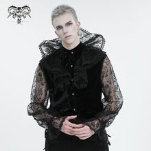 Load image into Gallery viewer, SHT087 Palace pattern flocking shirt