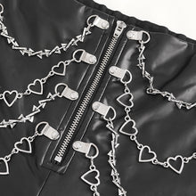 Load image into Gallery viewer, PT233 XOPT-stretchy matte leather high-waisted punk trousers for women
