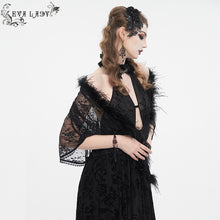 Load image into Gallery viewer, ECA011 feather lace shawl
