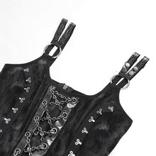 Load image into Gallery viewer, SKT209 Punk Mist Velvet Dress