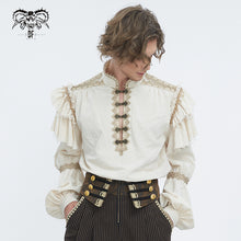 Load image into Gallery viewer, SHT118 Twill broken holes mesh distressed sleeveless shirt