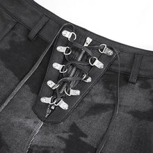 Load image into Gallery viewer, PT24001 Women cloud point stretchy cracked knit leather leggings