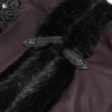 Load image into Gallery viewer, CA048 Gothic black and red gradient long shawl