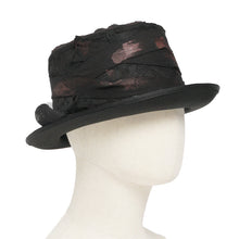 Load image into Gallery viewer, AS28501 Gothic Hand-Painted Top Hat with Side Ruffles and Tassels