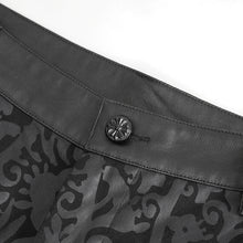 Load image into Gallery viewer, PT227 Mid-waist flared men's strappy pants